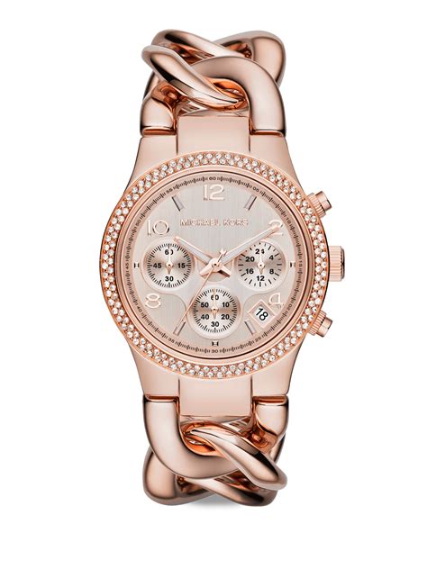 damenuhren rosegold michael kors|Michael Kors rose gold bracelet.